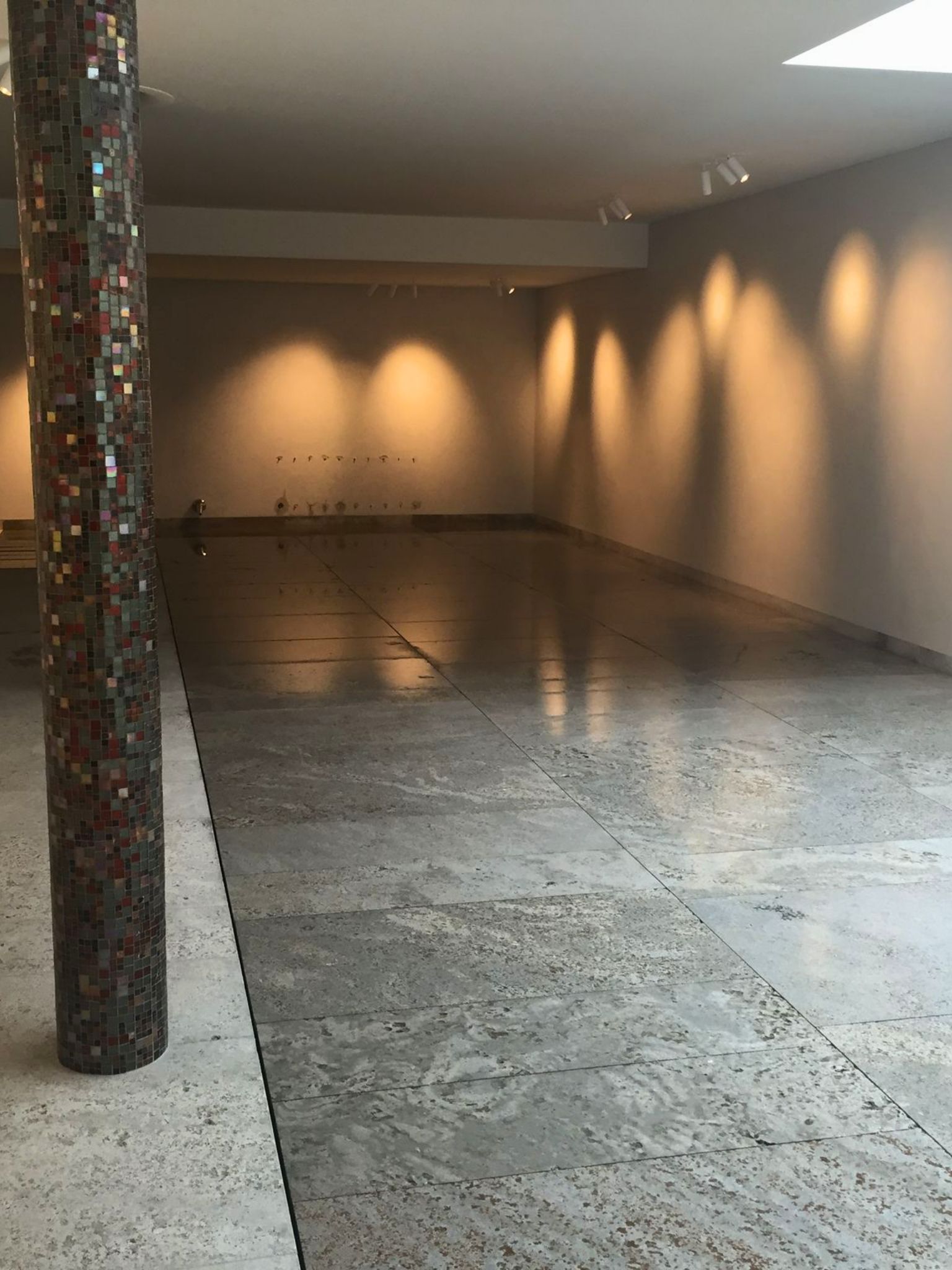 indoor pool with moveable floor