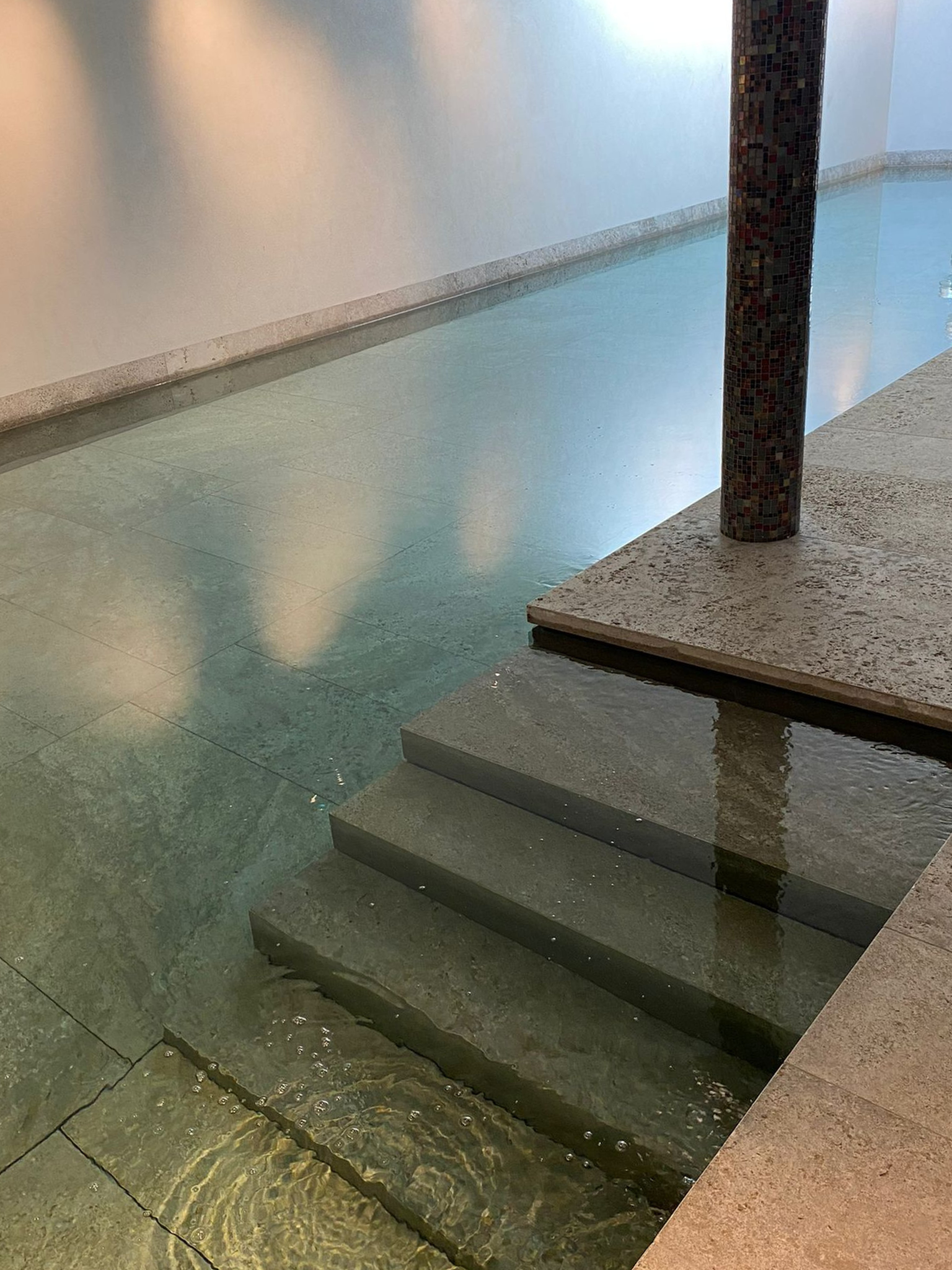 Indoor moveable pool built by Hydreau